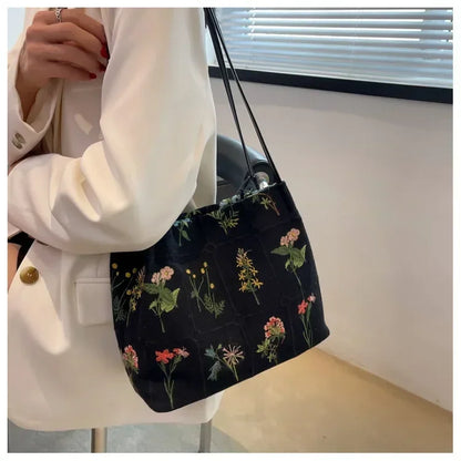 Silk Jacquard Shoulder Bag
