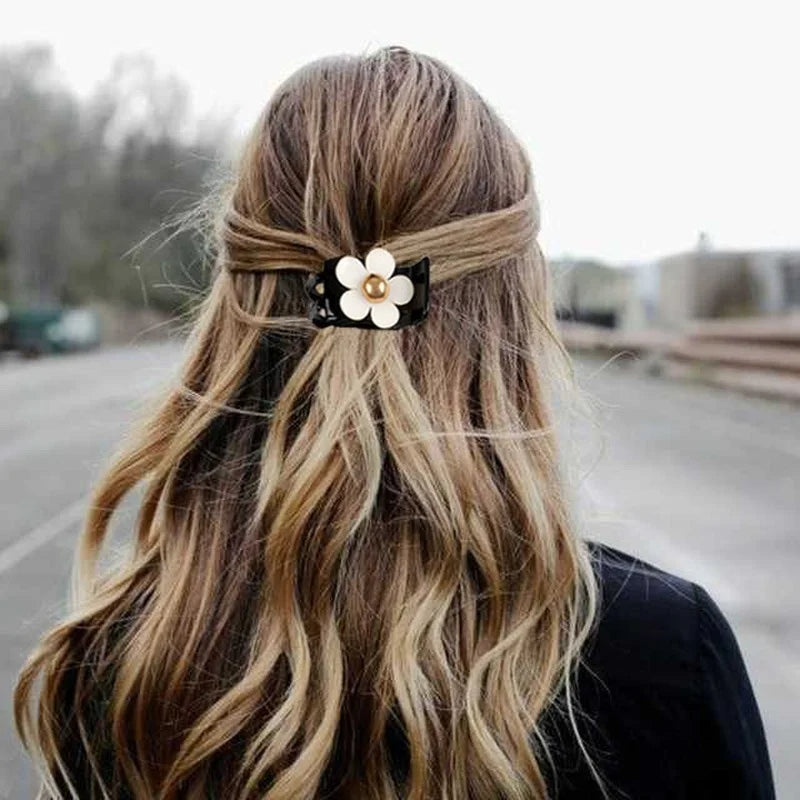 Flower Hair Claw Clip