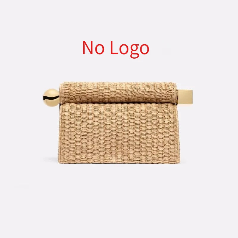 Luxury Fold-Over Chain Clutch Bag