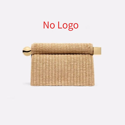 Luxury Fold-Over Chain Clutch Bag