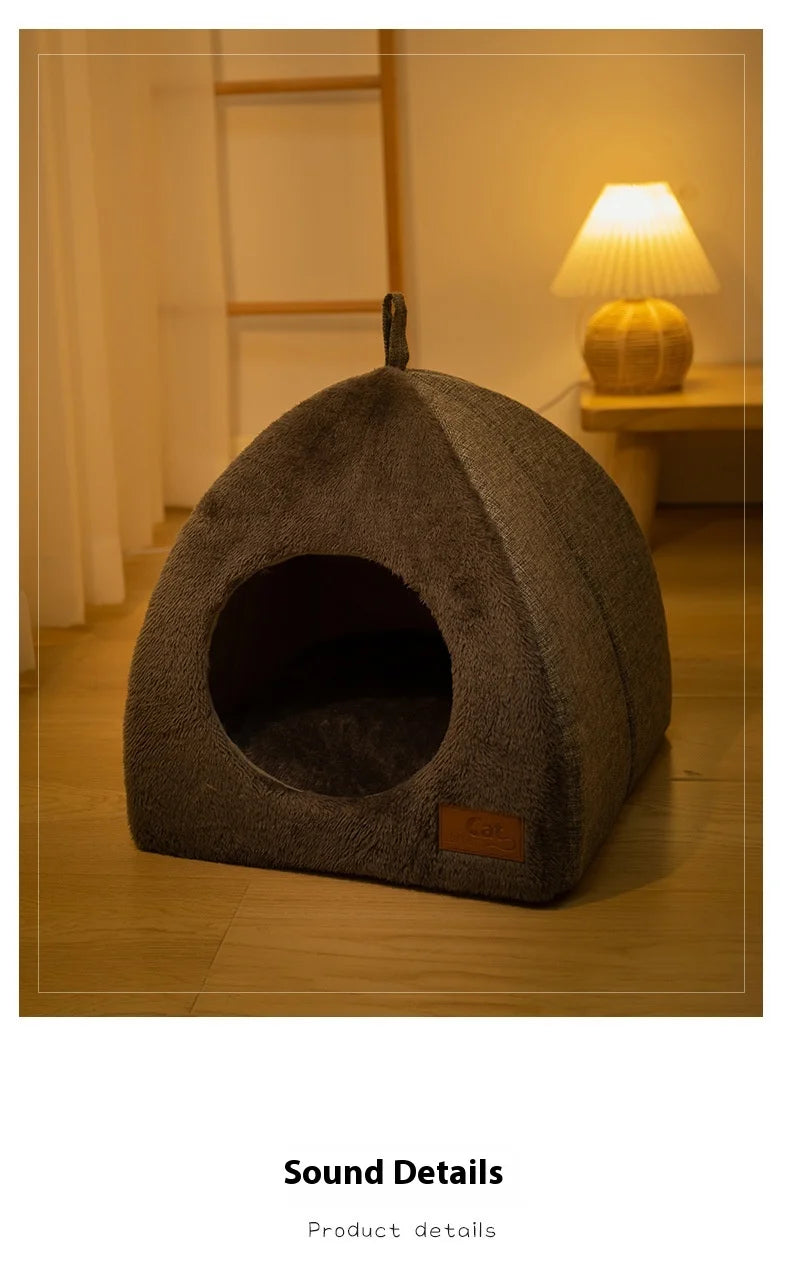 Triangle Cat Cave Bed