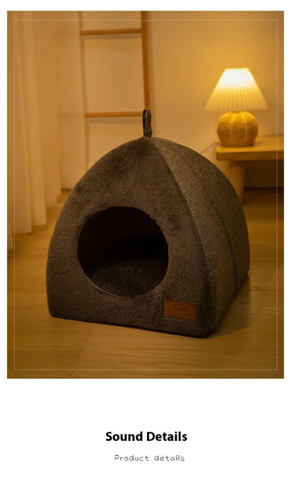 Triangle Cat Cave Bed