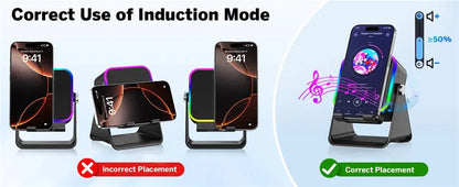 Magnetic Bluetooth Speaker Phone Stand