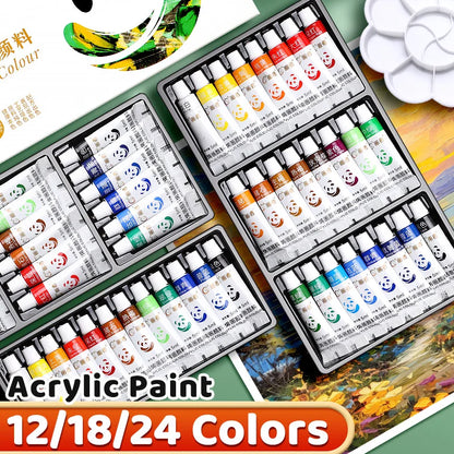 12/18/24-Color Acrylic Paint Set – 5ml Tubes