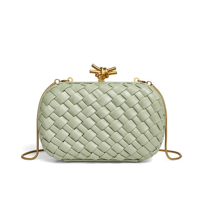 Handwoven Woven Evening Clutch Bag