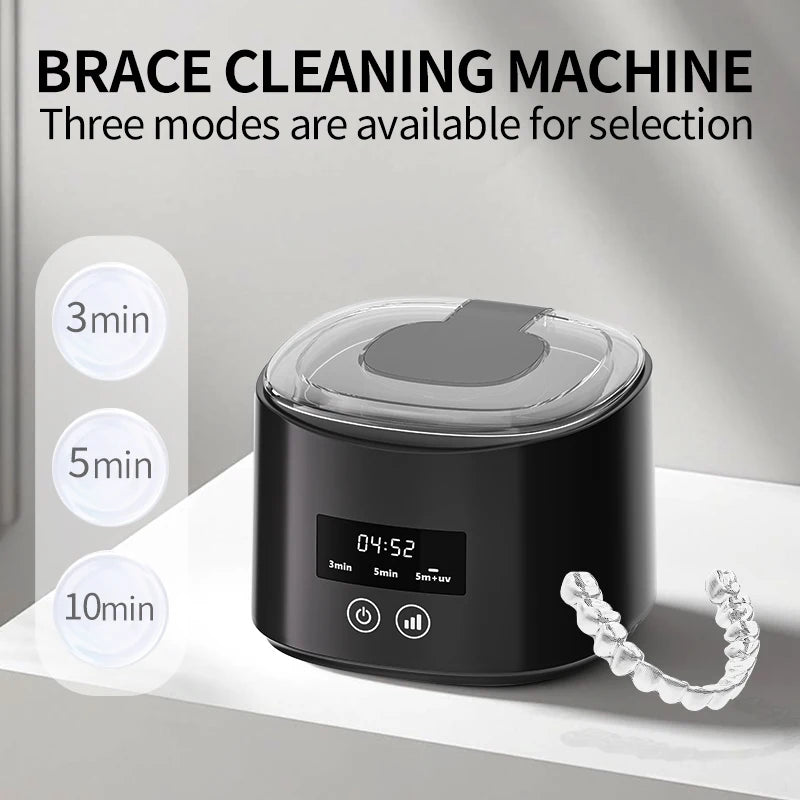 USB Ultrasonic Dental Appliance Cleaner for Braces, Dentures & Jewellery