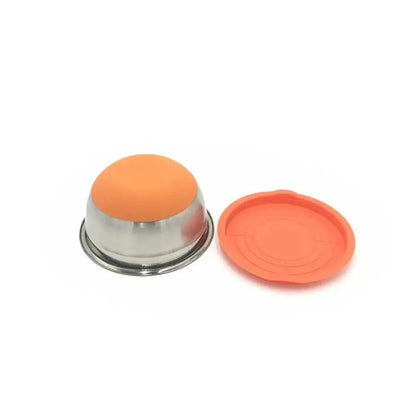 Stainless Steel Mixing Bowl with Lid & Non-Slip Silicone Base