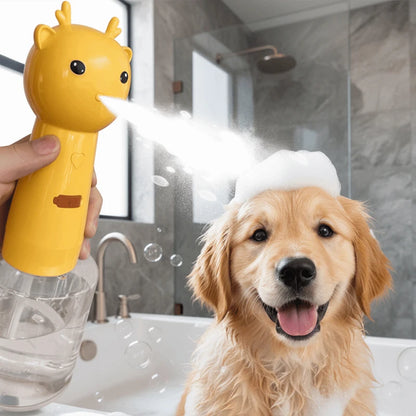 Electric Pet Bath Bubble Machine