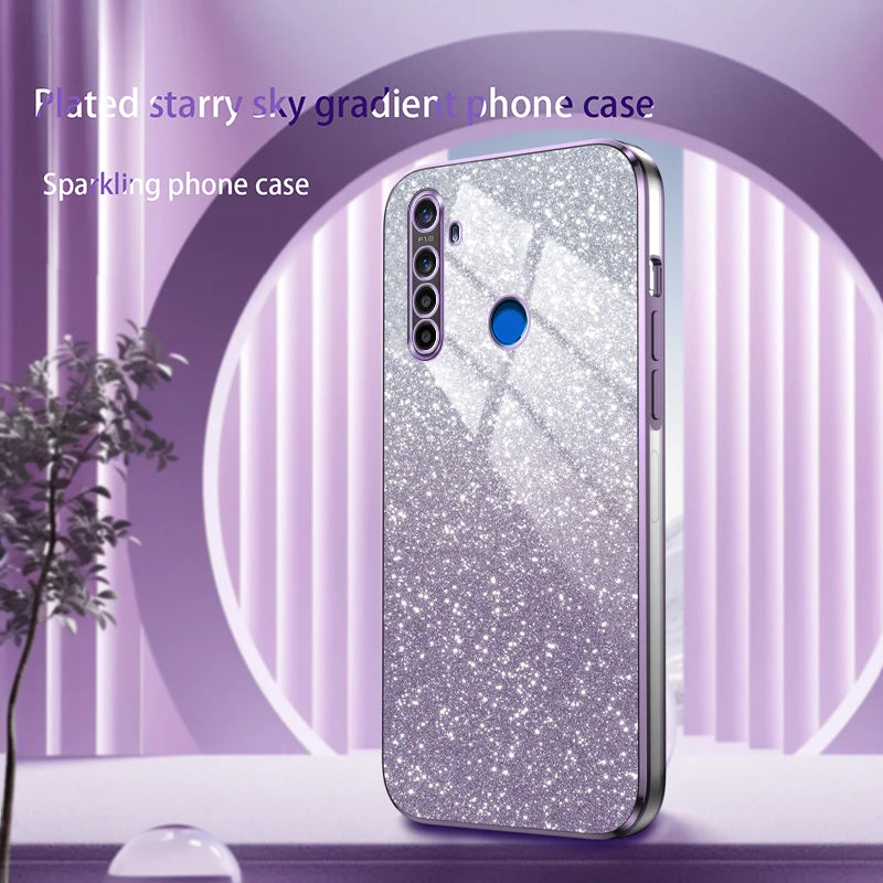 Glitter Phone Case For OPPO Realme 5 5i 5S 6i Soft