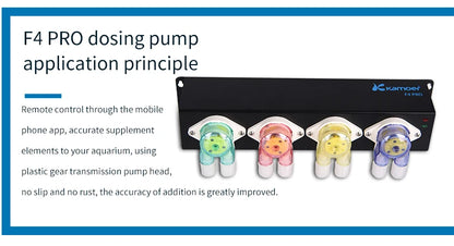 Kamoer F4 PRO V2 WiFi & Bluetooth Aquarium Dosing Pump