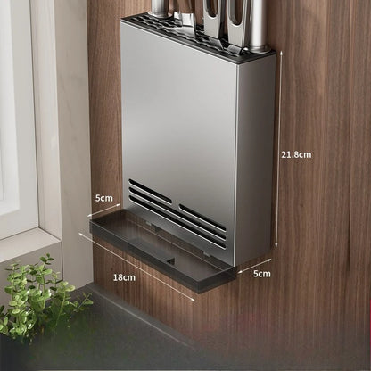Wall-Mounted Kitchen Storage Rack