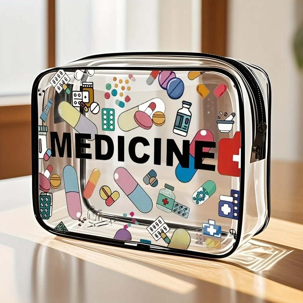 Travel Medicine & Cosmetic Organizer Bag