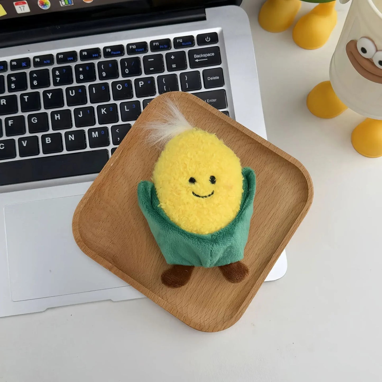 Cute Fruit & Vegetable Plush Keychain