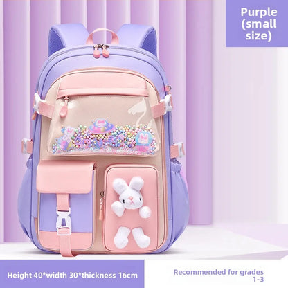 Girls Kawaii Lightweight Waterproof School Backpack
