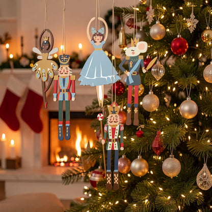 Wooden Nutcracker Christmas Hanging Ornament