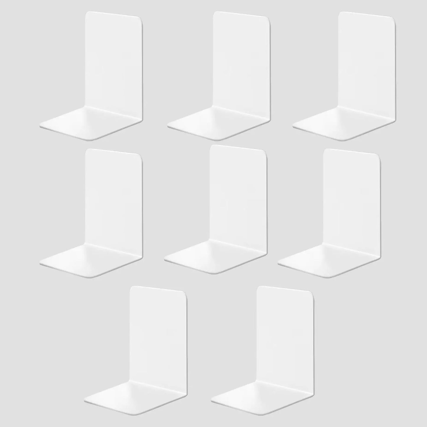 Clear Acrylic Bookends Set