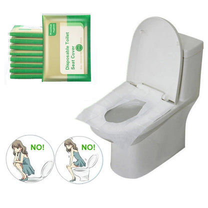 10/50Pcs Disposable Toilet Seat Cover Paper