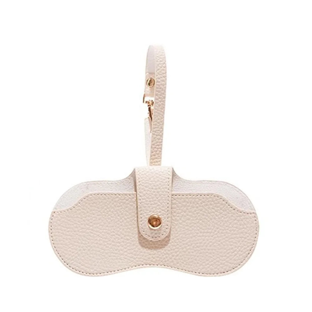 Magnetic Leather Glasses Case