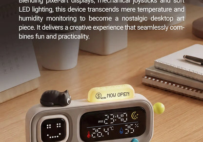 Smart Temperature & Humidity Desk Clock