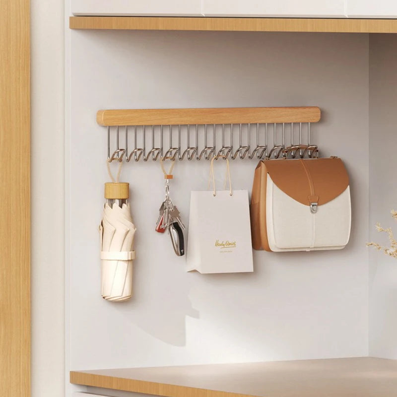 Retractable Wooden Wall Hanger