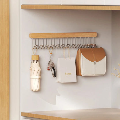 Retractable Wooden Wall Hanger