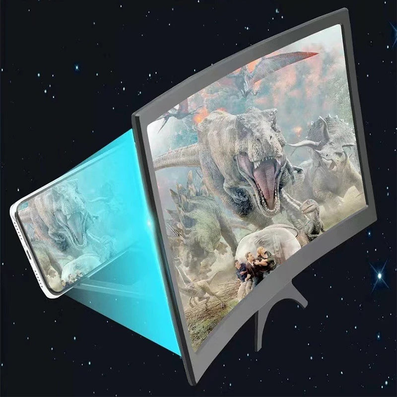 12-Inch HD Smartphone Screen Magnifier with Folding Stand