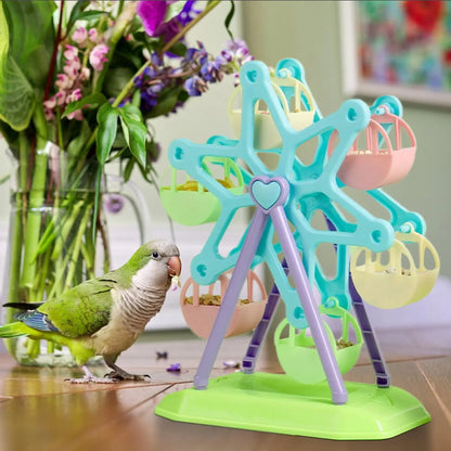 Interactive Bird Ferris Wheel Feeder Toy