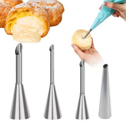 Professional Cake Decorating & Cream Filling Piping Tips Set