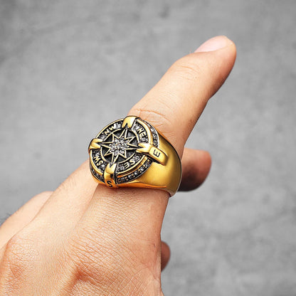 Luxury Compass Ring