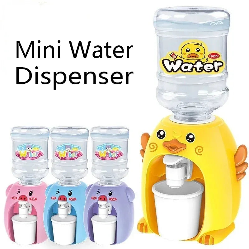 Cartoon Mini Water Cooler with Cup & Bottle