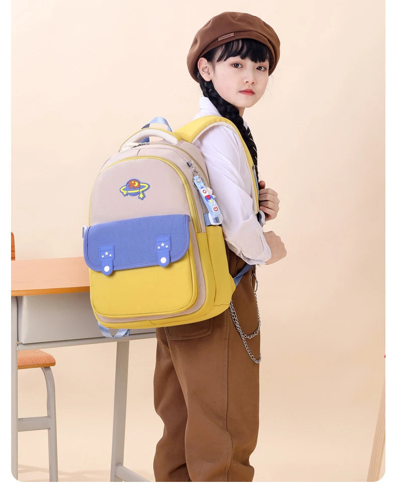 Kids Waterproof Primary School Backpack