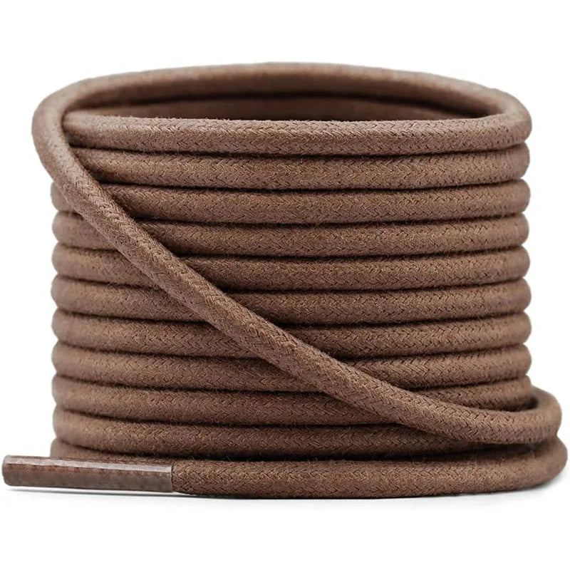 Premium Waxed Round Shoelaces