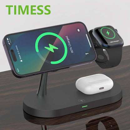 3 in 1 Wireless Charger Stand For iPhone 12 13 14 15