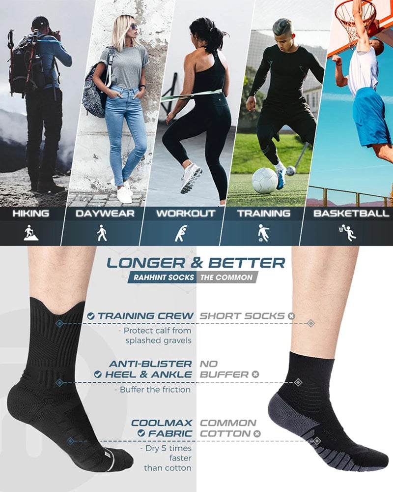Men’s Cushion Sports Compression Socks