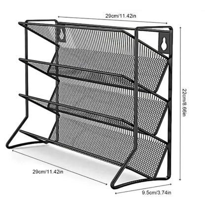 4-Tier Carbon Steel Spice Rack
