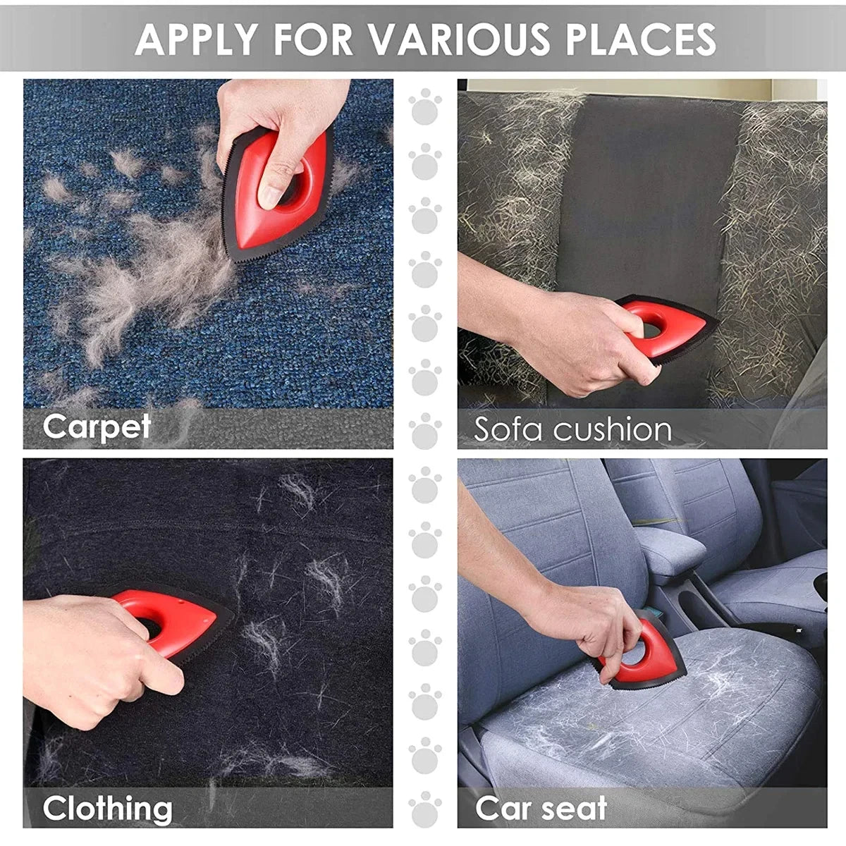 4-in-1 Pet Hair Remover Brush