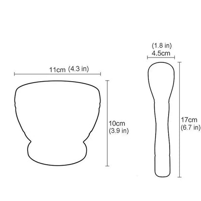 Resin Mortar & Pestle Set