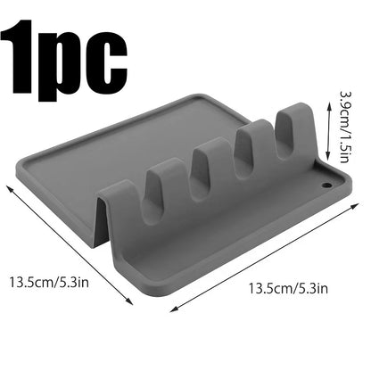 Silicone Kitchen Utensil Rest & Drying Tray