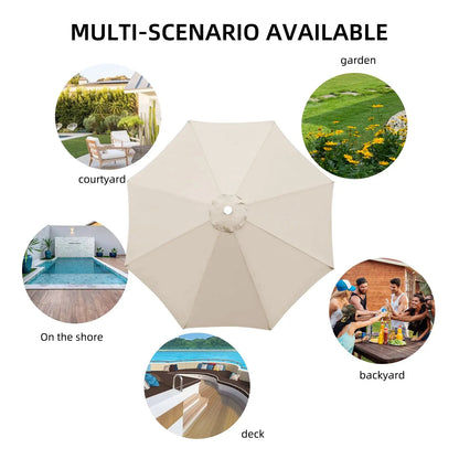 Patio Umbrella Replacement Canopy Cover