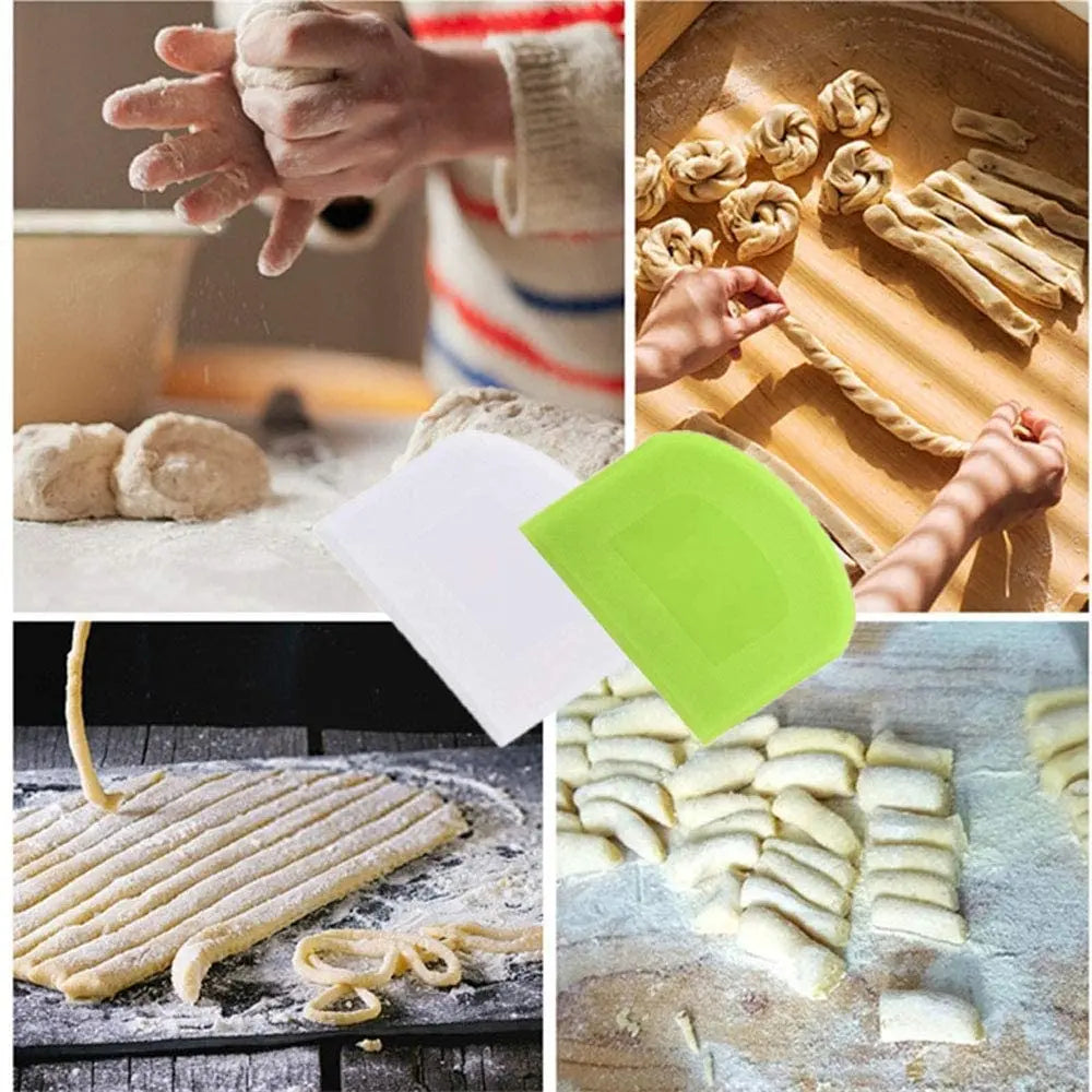 Flexible Dough Scraper Set