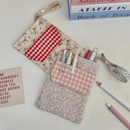 Floral Fabric Pencil Case