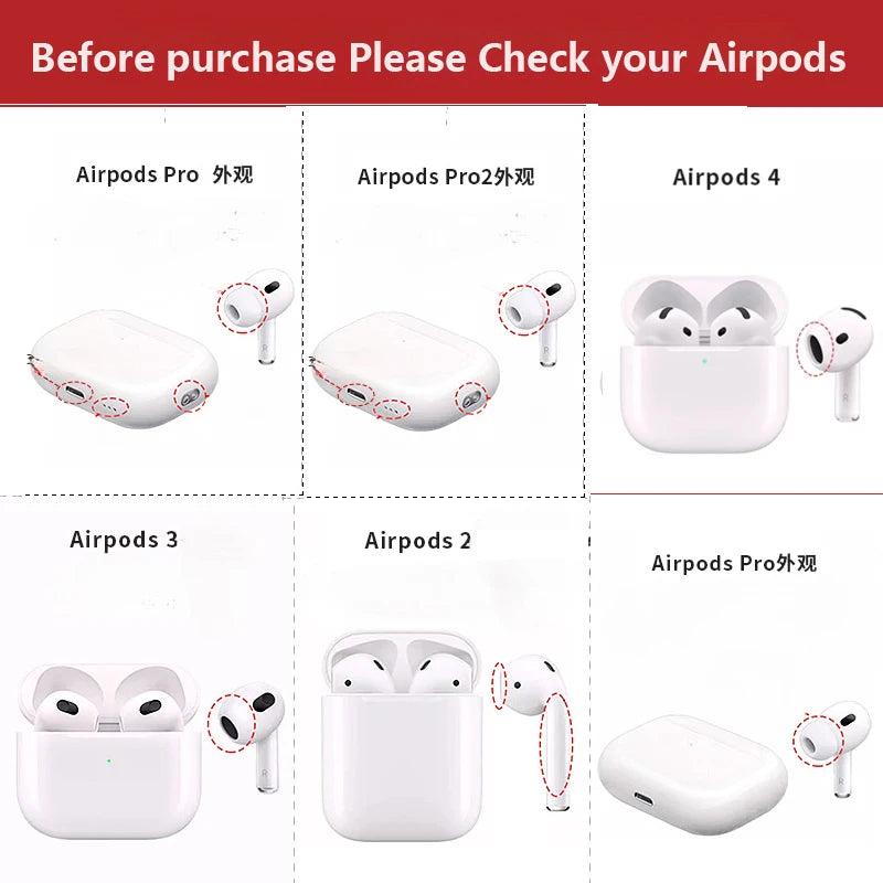 AirPods Protective Case with Carabiner Hook
