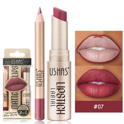 Matte Lipstick & Lip Liner Set