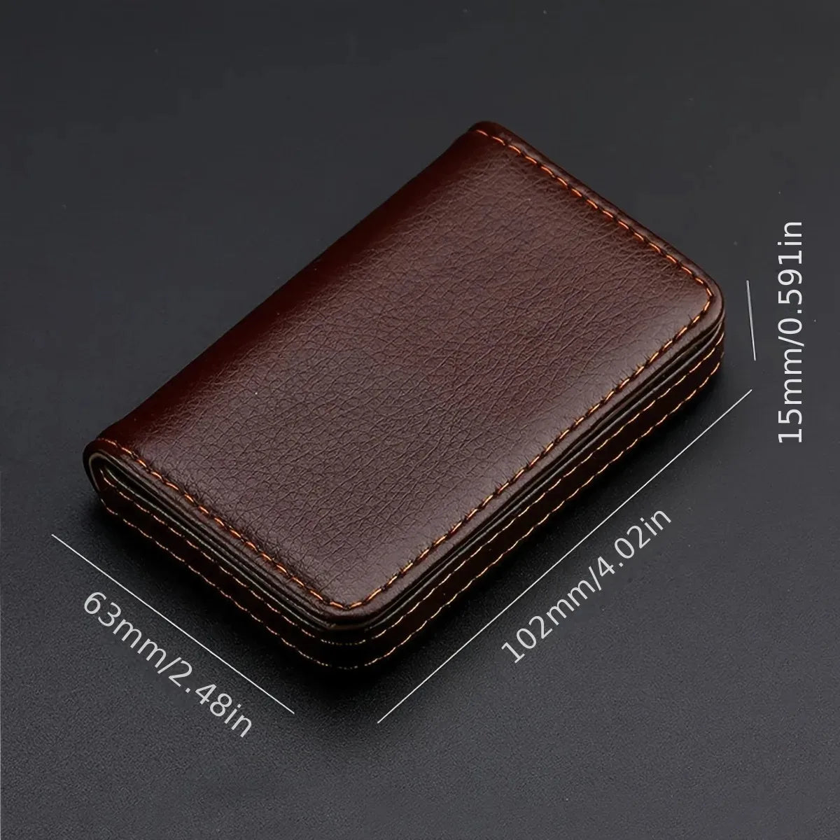 PU Leather Business Card Holder