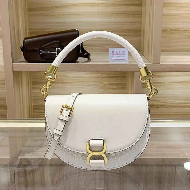 Vintage Leather Diaper Bag