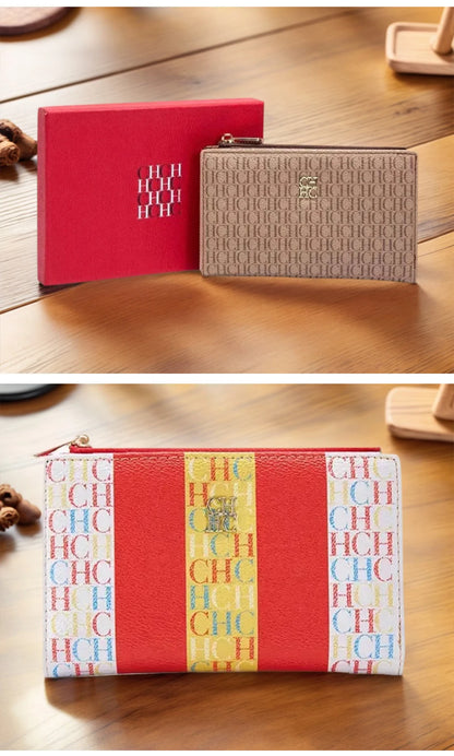 Luxury PU Leather Women’s Wallet with Artistic Print