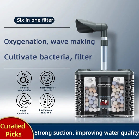 USB Aquarium Internal Filter with Bio Sponge & Water Filtration