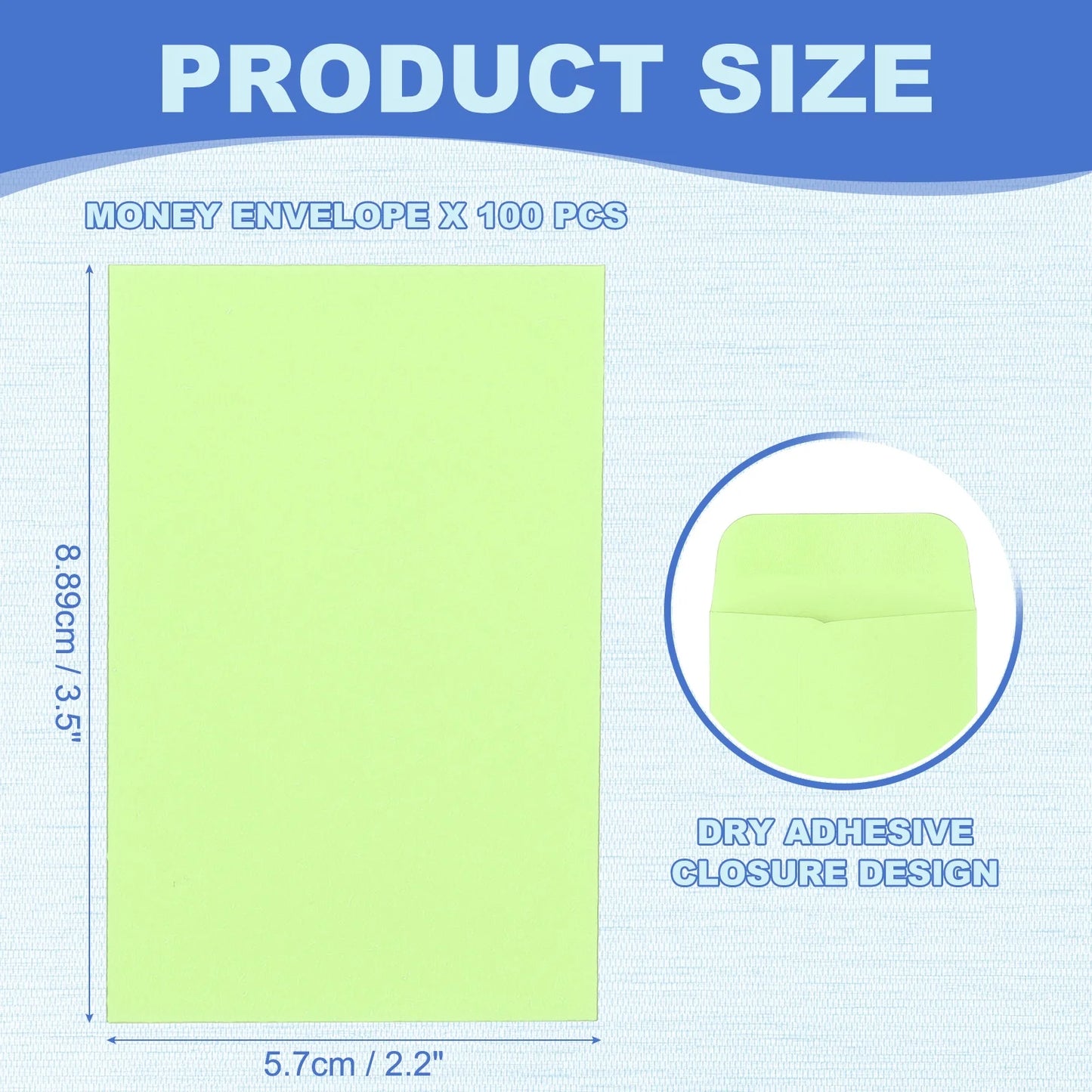 Self-Sealing Money Envelopes for Budgeting, Gifts & Cash Storage
