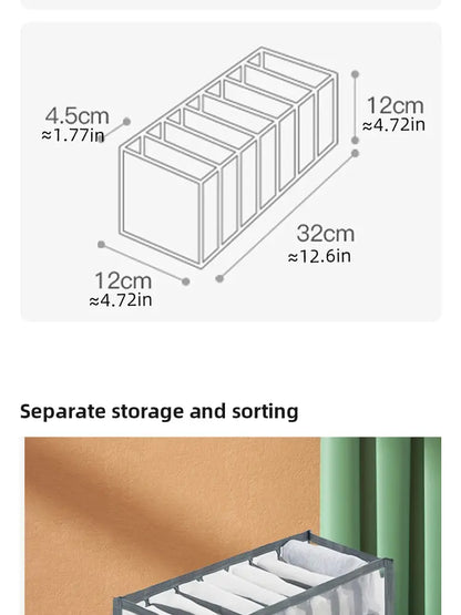 Foldable Underwear Storage Organizer
