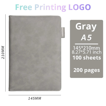 Customisable PU Leather Business Notebook